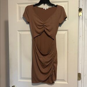Anistar Dress Size Medium Brown